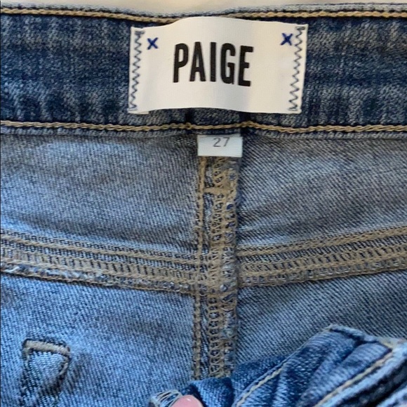 PAIGE Jimmy Jimmy cuffed denim shorts RIVA wash - Picture 4 of 9